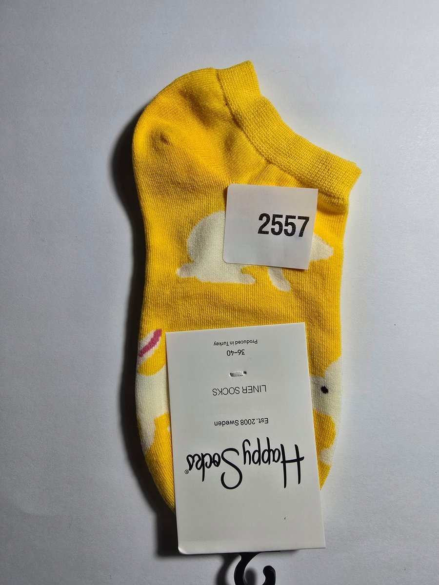 Kolorowe skarpety Happy Socks stopki unisex rozmiar 36-40 (2557)