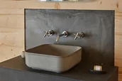 Umywalki - Umywalka Z Betonu Model V_11 Jasnoszara / Voglio - miniaturka - grafika 1