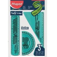 Przybory szkolne - Maped Zestaw Twist'n Flex lin., ekier., kątom. bls - miniaturka - grafika 1