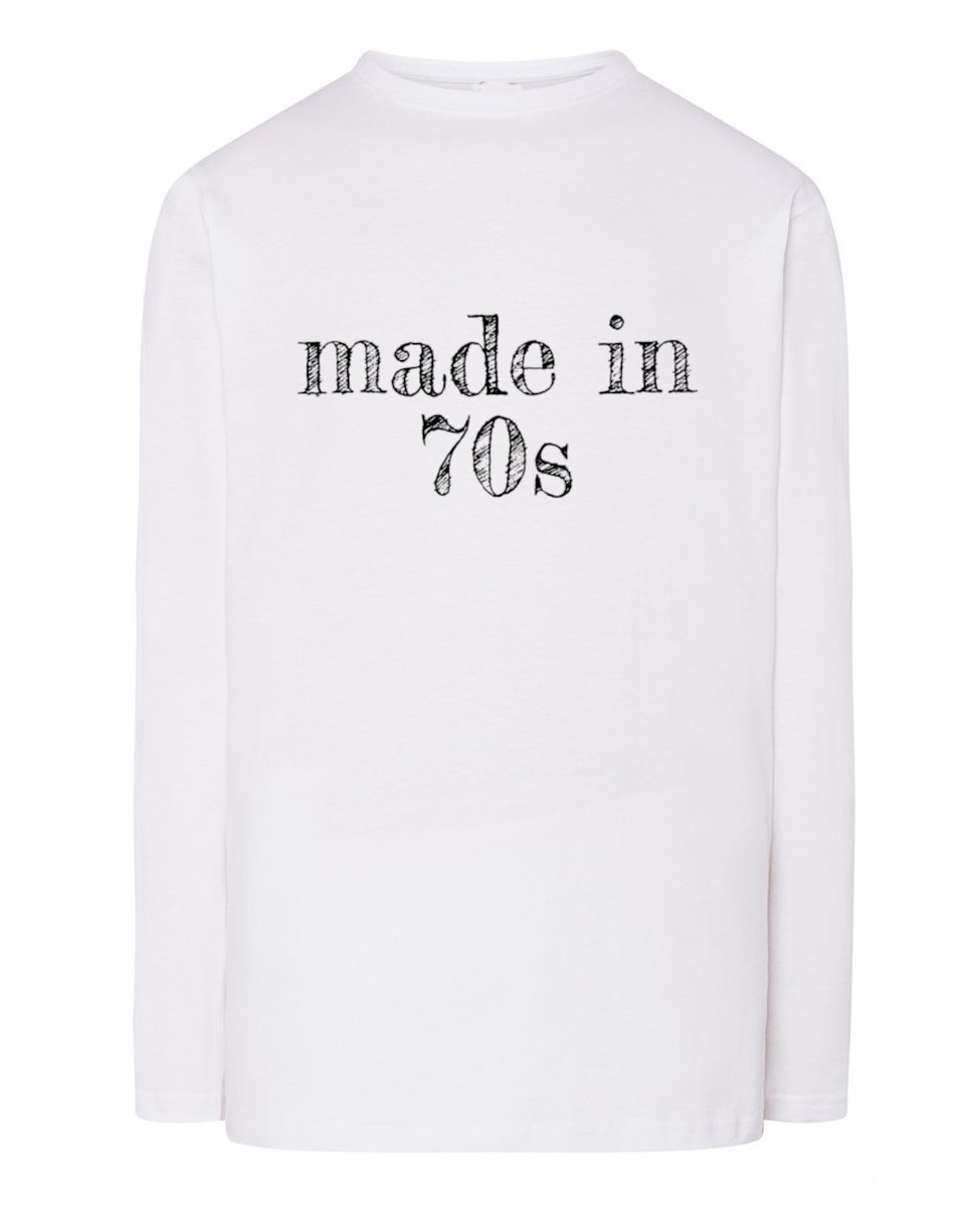 Longsleeve męski Made in 70s Urodzony w latach 70 tych r.M