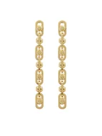 Kolczyki - Michael Kors Kolczyki MKC171000710 Złoty - miniaturka - grafika 1