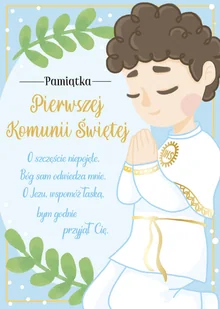 Pamiątka komunii - Pamiątka Pierwszej Komunii Świętej - miniaturka - grafika 2