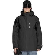 Kurtki narciarskie - Volcom Męska kurtka L Gore-tex Jacket, czarna, L, czarny, L - miniaturka - grafika 1