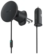 Ładowarki do telefonów - Baseus MagSafe 15W USB C 25W CW01 - czarna - miniaturka - grafika 1
