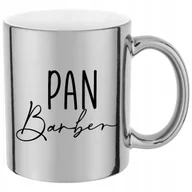 Kubki - KUBEK SREBRNY NA PREZENT Dla PANA BARBERA WZORY - miniaturka - grafika 1