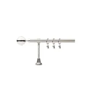 Karnisze - Karnisz pojedynczy Kula Lux 19 mm 240 cm stal - miniaturka - grafika 1