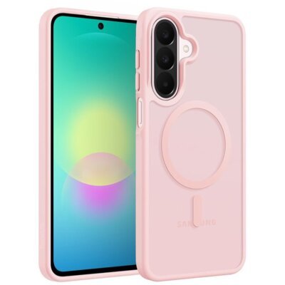 Etui CRONG Hybrid Matte Magnetic MagSafe do Samsung Galaxy A27 5G Różowy