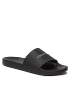 Klapki i japonki męskie - Calvin Klein Jeans Klapki Pool Slide HM0HM00455 Czarny - miniaturka - grafika 1