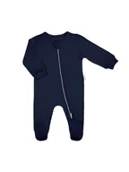 Pajacyki dla niemowląt - Niemowlęcy pajac bawełniany granatowy Nicol,r.86 - miniaturka - grafika 1