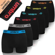 Majtki męskie - UMBRO 6 Pack PREMIUM bokserki męskie bawełniane Elastyczne, miękkie spodnie dla mężczyzn Idealne dopasowanie Doskonała, przytulna jakość, M - miniaturka - grafika 1