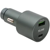 Ładowarki samochodowe - Ładowarka samochodowa XLINE CC702 Szary - miniaturka - grafika 1