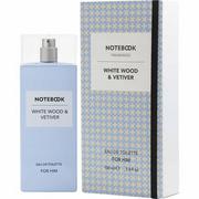 Wody i perfumy męskie - Aquolina Notebook White Wood & Vetiver woda toaletowa 100ml - miniaturka - grafika 1