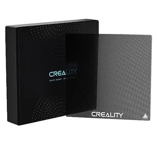 Creality Ender 3 oficjalne szklane łóżko, ulepszone, wysoka twardość, trwała szklana platforma do drukarek 3D, szkło hartowane, płyta do Ender 3 Pro, Ender 5, Ender 5 Pro, Ender 3 V2, 235 x 235 x 4 mm - Filamenty i akcesoria do drukarek 3D - miniaturka - grafika 1