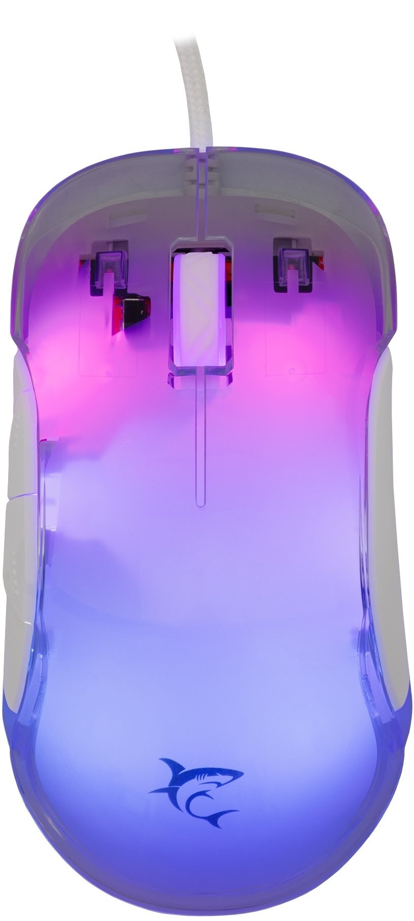 White Shark Myszka gamingowa Mordred biała RGB 12800 dpi MORDRED-W