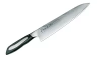Noże kuchenne - Tojiro Nóż szefa kuchni, czarno-srebrna rączka Flash 24 cm - miniaturka - grafika 1