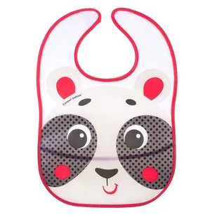 Canpol babies Śliniak plastikowy z kieszonką panda 9/232 1 szt - Pozostałe kosmetyki - miniaturka - grafika 1