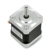 Akcesoria i części modelarskie - Silnik krokowy JK42HS48-1206 200 kroków/obr 4,0V/1,2A/0,31Nm - miniaturka - grafika 1
