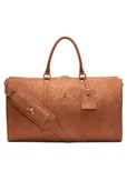 Torby podróżne - Zamszowa torba zmonogramem Jordan (40l) - Brązowy - Nike - miniaturka - grafika 1