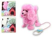 Maskotki i pluszaki - GAZELO Piesek na smyczy na baterie G016273 - miniaturka - grafika 1