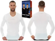 Koszulki męskie - Koszulka BRUBECK DŁUGI RĘKAW potówka LS10850 r XL - miniaturka - grafika 1