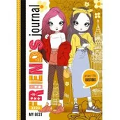 Zeszyty szkolne - Fresh Zeszyt przyjaciółek 135x197/48K TW brokat żółty 458013 - miniaturka - grafika 1