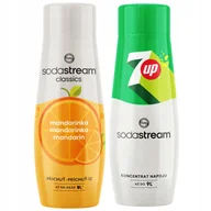Syropy i koncentraty owocowe - SODASTREAM 7Up + Mandarynka zestaw syropów do saturatora 2 szt. - miniaturka - grafika 1