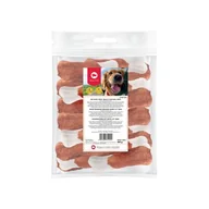 Przysmaki dla psów - Karma uzupełniająca dla psów kość pras. biała z kaczką 500 g Maced - miniaturka - grafika 1