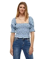 Koszule damskie - Desires Damska koszula Hara Top Cami, Forever Blue Pr, M - miniaturka - grafika 1