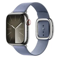 Akcesoria do smartwatchy - apple Pasek w kolorze lawendowego błękitu z klamrą nowoczesną do koperty 41 mm - rozmiar M - miniaturka - grafika 1
