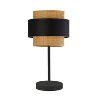 Lampy stojące - Lampka nocna boho czarna NICEA BOHO II - miniaturka - grafika 1