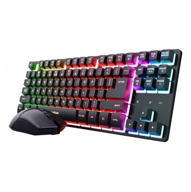 trust Zestaw bezprzewodowy klawiatura + mysz GXT832 Thado 25982