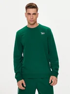 Bluzy męskie - Reebok Bluza Identlty Logo 100200315 Zielony Regular Fit - miniaturka - grafika 1