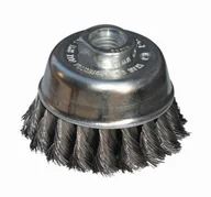 Akcesoria do elektronarzędzi - Szczotka doczołowa 65 mm/M14 ABRABORO - drut splatany 0,35 mm - miniaturka - grafika 1