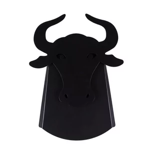 ABIGALI Lampa ścienna Byk Abigali Bull Czarna ABIGALI-BULL-B - Lampy ścienne - miniaturka - grafika 1