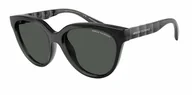 Okulary przeciwsłoneczne - Okulary Przeciwsłoneczne Armani Exchange AX 4148SU Shiny Transparent Grey - miniaturka - grafika 1