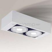 Lampy sufitowe - Shilo plafon techniczny LED Koga IL 2x(10W 1000lm) 3000K biały 7199 - miniaturka - grafika 1