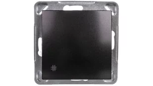 Ospel Łącznik krzyżowy Impresja ANTRACYT ŁP-4Y/M/50 - Wyłączniki światła i elektryczne - miniaturka - grafika 1