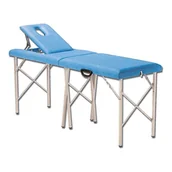 Meble i wyposażenie gabinetów medycznych - GiMa Aluminiowa walizka z otworem 27406, 62 cm szer. x 182 cm dł. x 75 cm wys - miniaturka - grafika 1