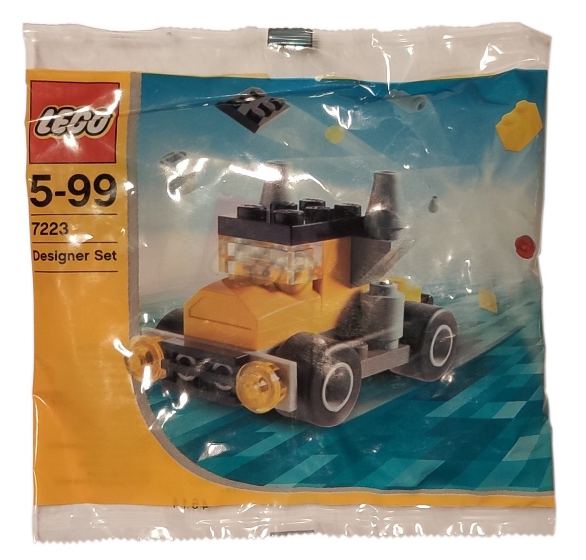 Zestaw LEGO City – Yellow Truck #7223 (polybag, klocki, foilpack)