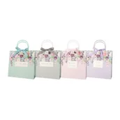 Opakowania i torebki na prezenty - incood. Torba prezentowa 28x28 z kokardą pastelowa mix - miniaturka - grafika 1