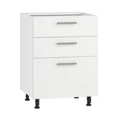 Szafki kuchenne - Szafka kuchenna stojąca 60 VENTO D3S-60/82 biały mat - miniaturka - grafika 1