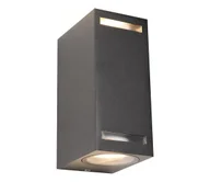 Lampy ogrodowe - TK Lighting Kinkiet zewnętrzny FAVEIRA 2xGU10/7W/230V IP44 antracyt - miniaturka - grafika 1