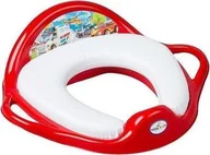 Nocniki - Tega Baby Nakładka sedesowa miękka Auta, czerwony CS-020 Tega Baby - miniaturka - grafika 1