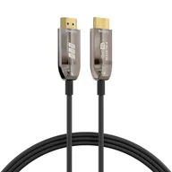 Kable - EFB Elektronik HDMI-21-00006 kabel HDMI 10 m HDMI Typu A (Standard) Czarny, Stal nierdzewna - miniaturka - grafika 1