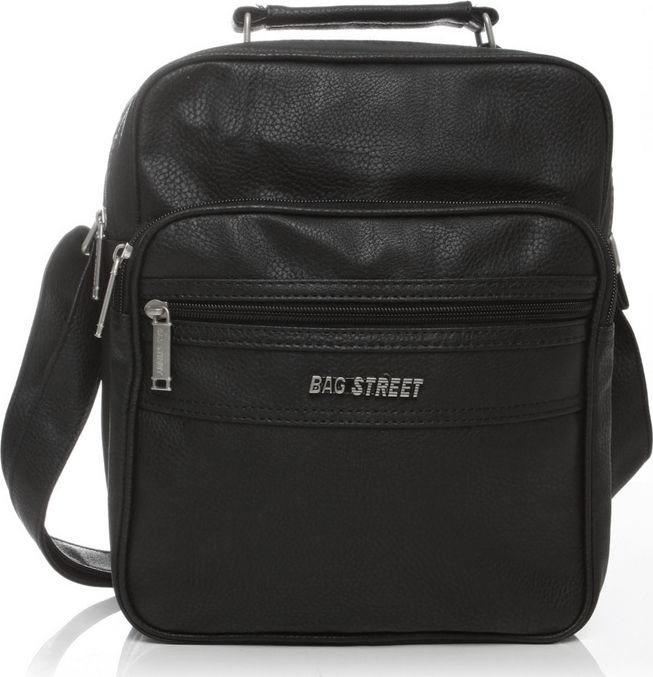 Bag Street Raportówka skórzana męska czarna FORD B6