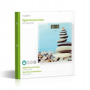 Nedis Personal Weight Scale Stones Design - Szatkownice - miniaturka - grafika 1