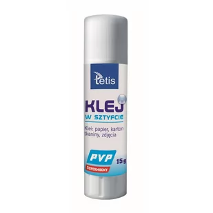 Tetis Klej w sztyfcie BG112-B 15g bezbarwny - Kleje biurowe - miniaturka - grafika 3