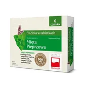 Układ pokarmowy - Suplement diety, Suplement diety, Colfarm, Mięta pieprzowa, na żołądek, na jelita 60 tabletek - miniaturka - grafika 1