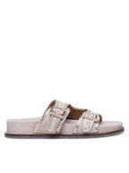 Klapki i japonki damskie - Sergio Bardi Klapki SERGIO BARDI-WI29-03-M24-SB Beżowy - miniaturka - grafika 1