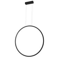 Lampy sufitowe - Wisząca lampa pierścieniowa Loop PL0119-65-BK Yaskr LED 28W 3000K IP44 czarna - miniaturka - grafika 1